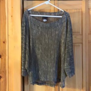 Elloquent sheer poncho shirt
